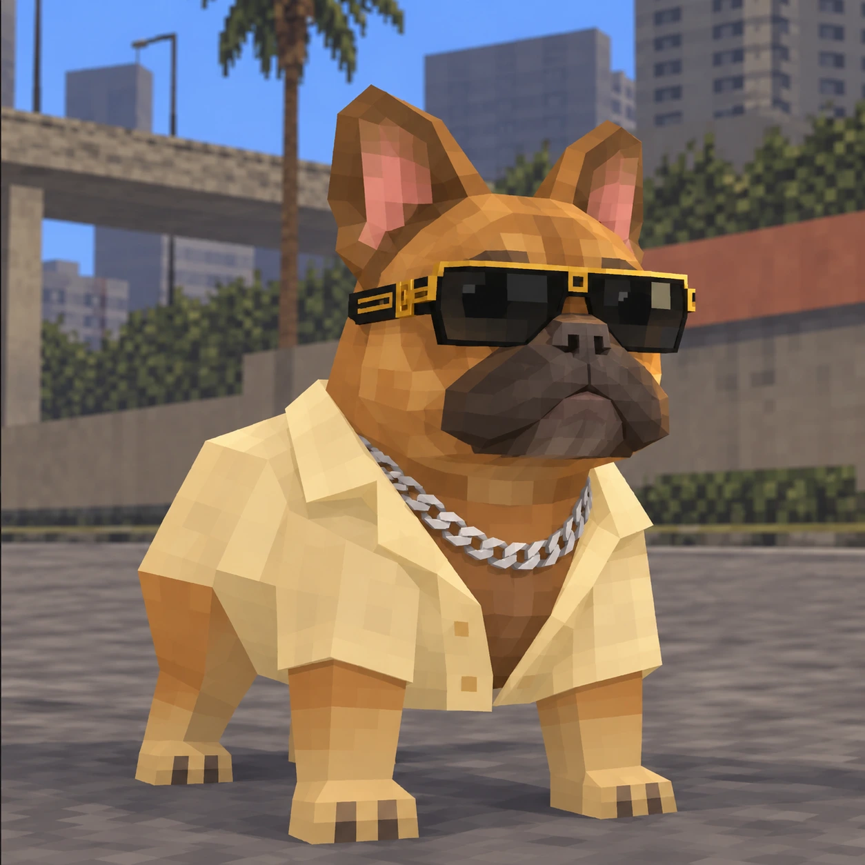 DAWGPE voxel bulldog boss